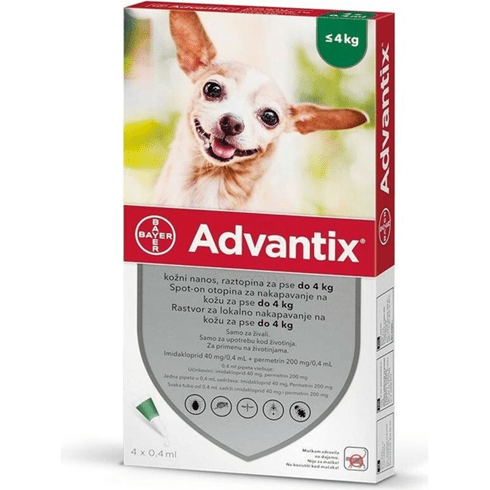 Advantix za pse do 4kg Advantix za pse do 4kg