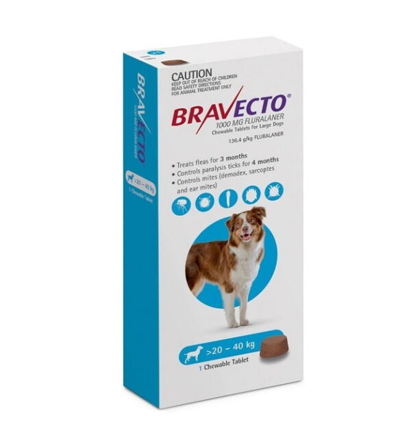 BRAVECTO – za pse 20-40 kg