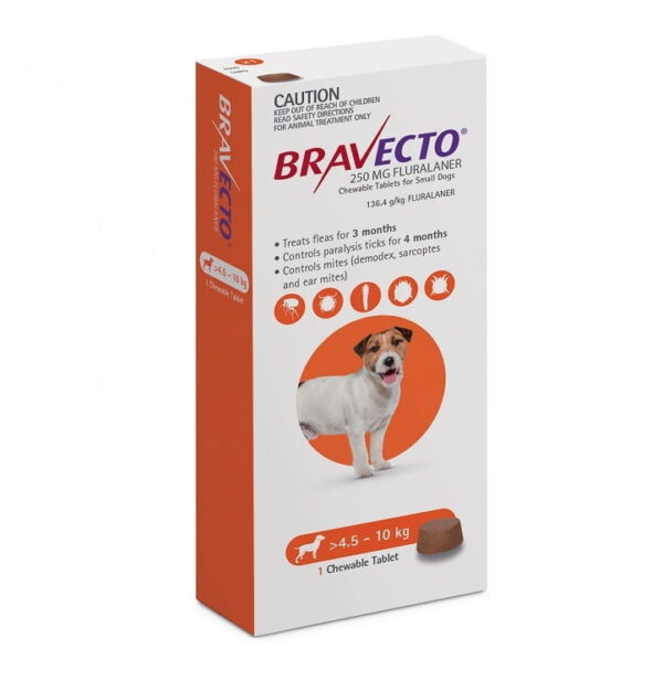 BRAVECTO – za pse 4,5-10 kg