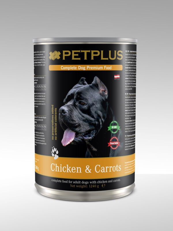 PET PLUS Chicken&Carrots – 1240gr