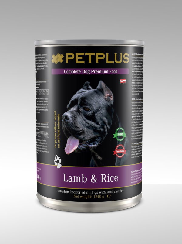 PET PLUS Lamb&Rice – 1240gr