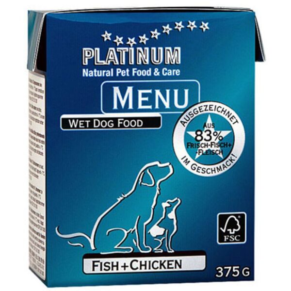 Platinum Menu Riba i Piletina, 375g