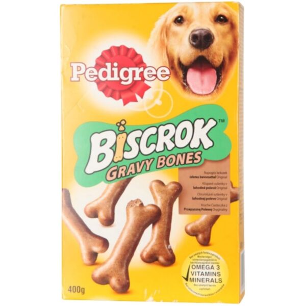 Pedigree Biskvit za pse Biscrok Gravy Bones, 400g