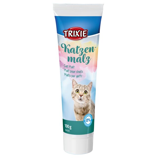 Trixie Katzenmalz (slad za mačke) pasta za izbacivanje dlake, 100g Trixie Katzenmalz (slad za mačke) pasta za izbacivanje dlake, 100g