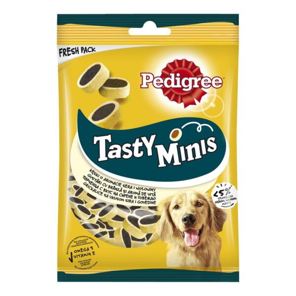 Pedigree Tasty Minis sa sirom, 140g