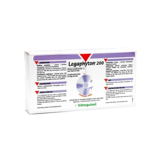 Vetoquinol Legaphyton 200mg 24 tablete