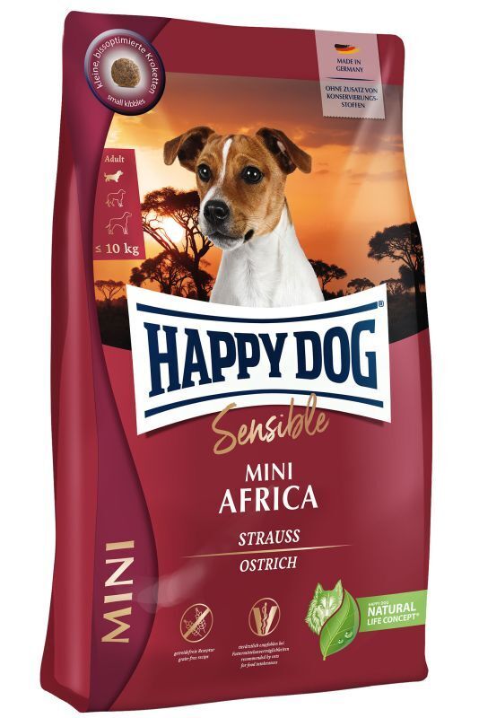 Happy Dog Mini Africa Ostrich 4kg Happy Dog Mini Africa Ostrich 4kg