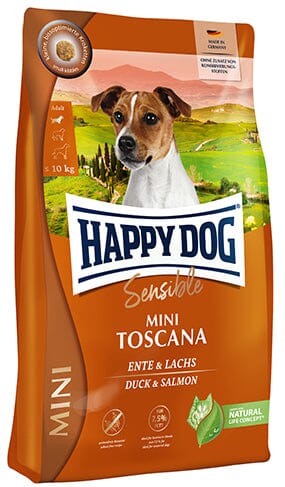 Happy Dog Mini Toscana Duck & Salmon 4kg Happy Dog Mini Toscana Duck & Salmon 4kg