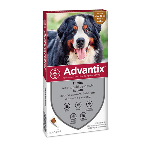 Advantix® spot on za pse 40-60kg Advantix® spot on za pse 40-60kg