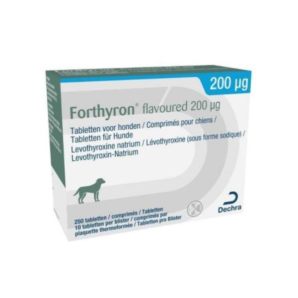 Dechra Forthyron Flavoured 200 μg – 250 tableta Dechra Forthyron Flavoured 200 μg – 250 tableta