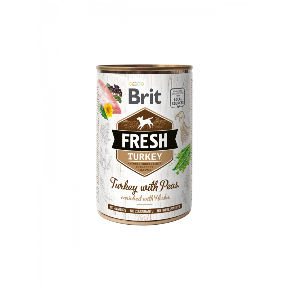 Brit Fresh Turkey with Peas 400g Brit Fresh Turkey with Peas 400g