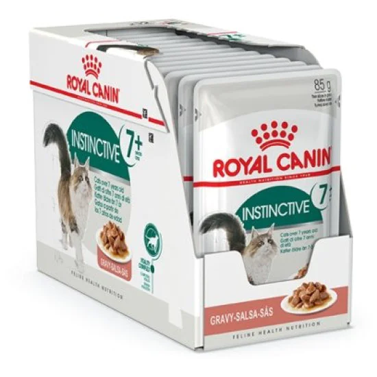 Royal Canin kesice za mačke Instinctive +7 sos 85g Royal Canin kesice za mačke Instinctive +7 sos 85g